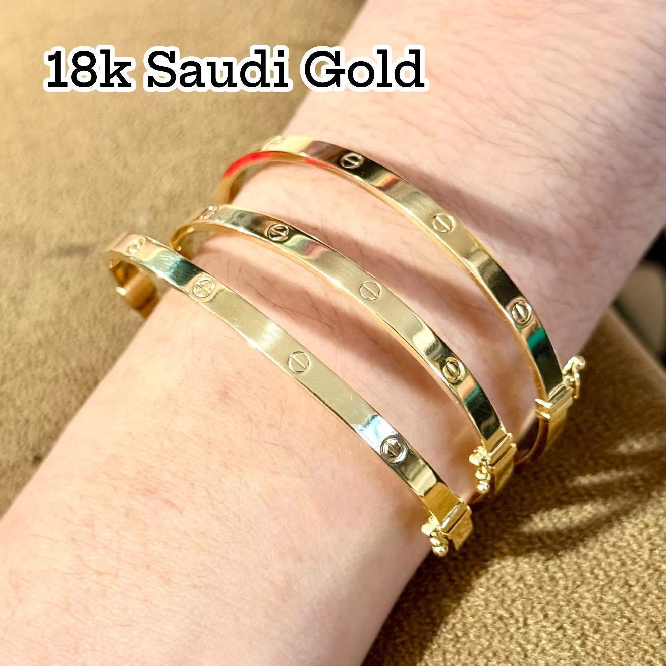 18K Saudi Gold